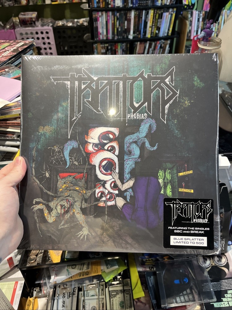 Traitors Phobias New Sealed Colored Vinyl Blue Splatter Only 500 Metal 2025