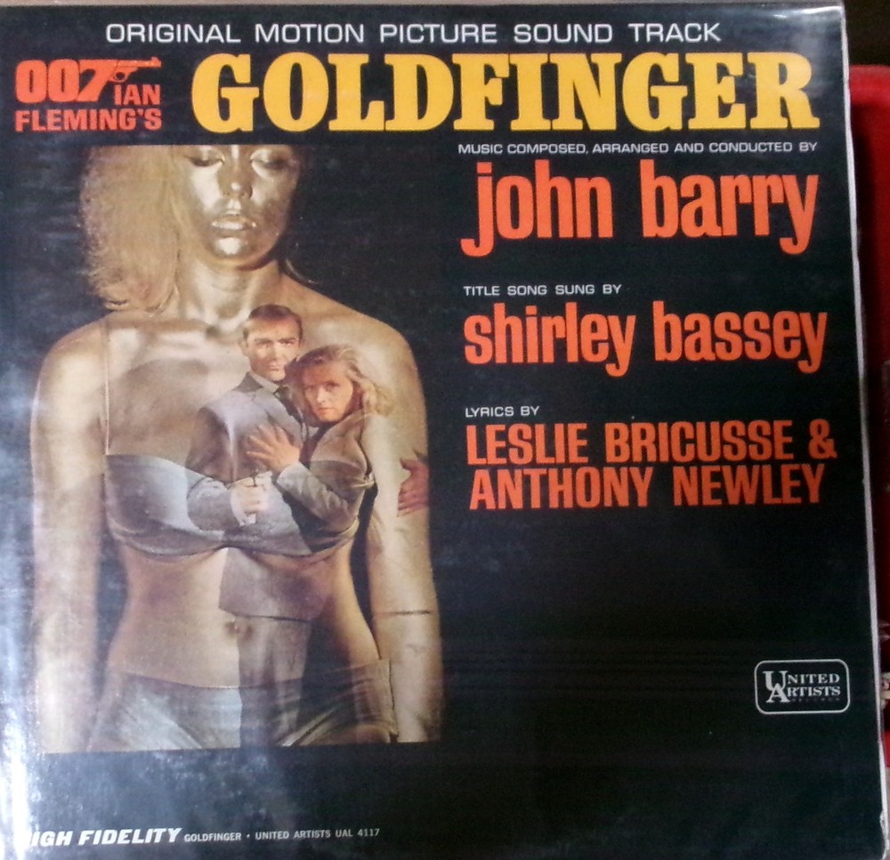 John Barry GOLDFINGER Orginal Motion Soundtrack LP Album -UAL 4117