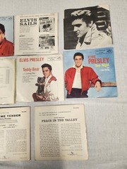 45 RPM RECORD PICTURE SLEEVE ELVIS PRESLEY LOT Of 11 Vinyl 7 Inch Shook Up READ