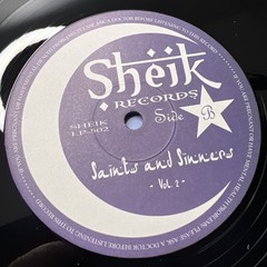 SAINTS AND SINNERS – Vol. 2 12” LP Spain 2009 Rockabilly Ex/vg