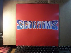 Orig Vintage Scorpions Pure Instinct 1996 12×12 promo Flat/poster Not a record