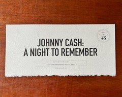 TMR Vault #45 Third Man Records – Johnny Cash – A Night to Remember (Live)