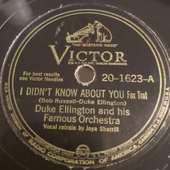 1946 JAZZ Duke Ellington 78 rpm VICTOR 20-1623 AINT GOT NOTHIN BUT THE BLUES VG+