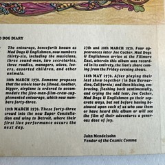 Joe Cocker Mad Dogs and Englishmen 2LP Gatefold SP 6002 stereo FOLDOUT