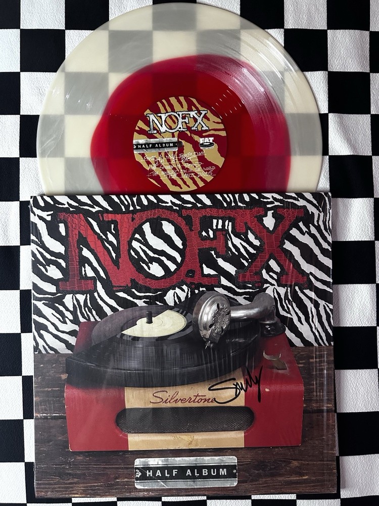 NOFX Half Album Blob Red Cream Vinyl – Signed By Smelly!! Color Vinyl