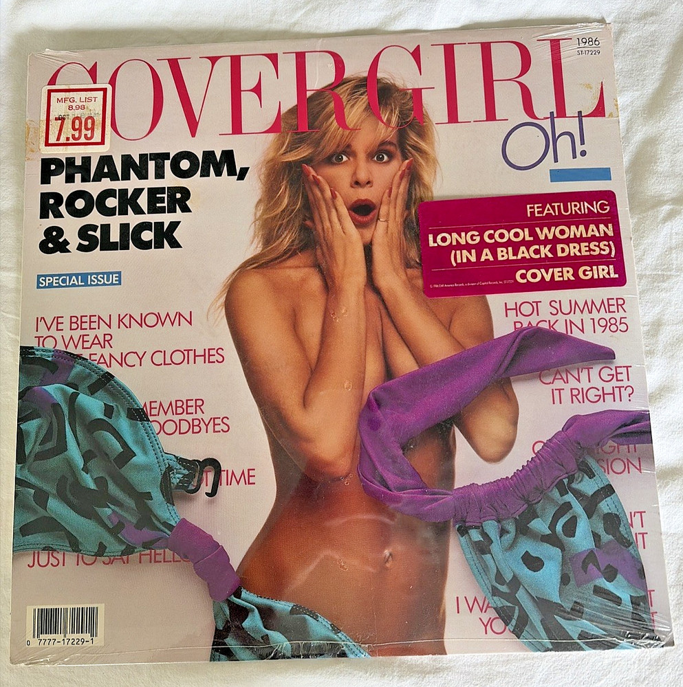 PHANTOM, ROCKER & SLICK ** Cover Girl ** ORIGINAL 1986 USA Vinyl LP – SEALED