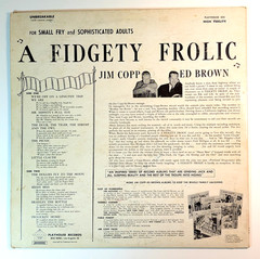 Jim Copp and Ed Brown A FIDGETY FROLIC Playhouse 1962 LP VG+ Vinyl Record
