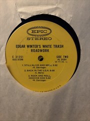 Edgar Winters White Trash “Roadwork” Vinyl Record LP Deluxe Two Record Set 1972