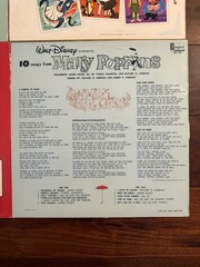 Vintage Walt Disney Vinyl LP – Lot Of 7 Disneyland Records Soundtrack