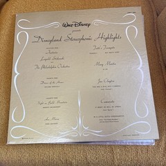 Various Artists Disneyland Stereophonic Highlights LP Vinyl Album Record Pop