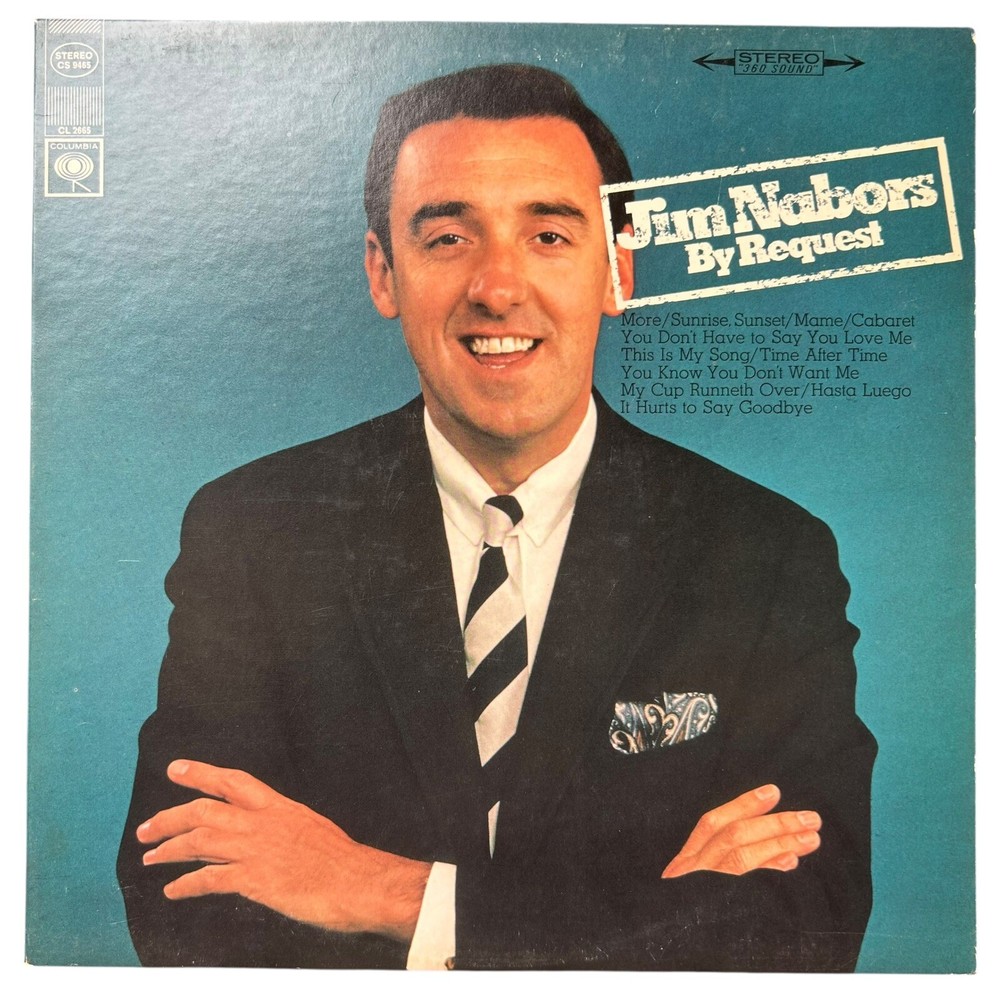 Jim Nabors – By Request (VG+) Vinyl Record LP Columbia Records CS 9465 Stereo
