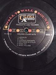Ferrante & Teicher – Golden Piano Hits (33/12″/1961) united artists WW 7505 Mono