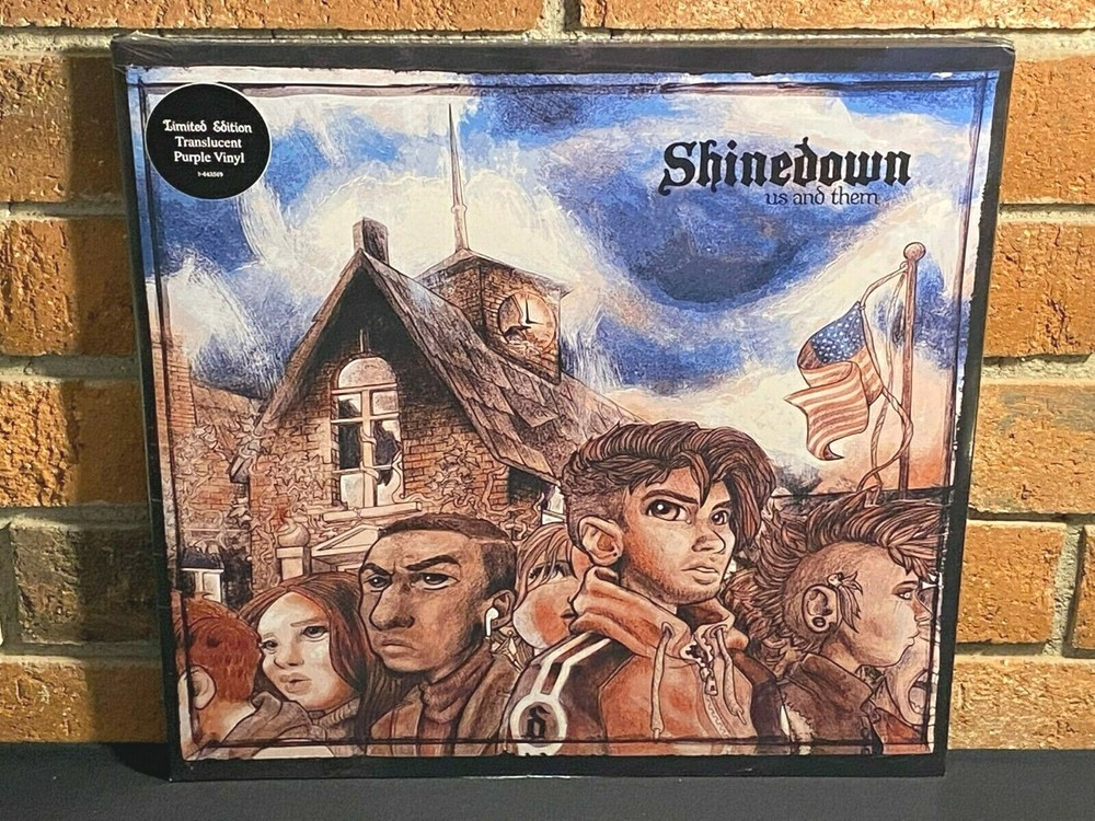 SHINEDOWN – Us And Them, Limited 2LP PURPLE COLORED VINYL Gatefold New & Sealed!