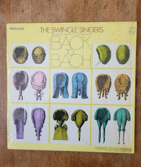 The Swingle Singers “Back to Bach” LP 12″ Vinyl Jazz Classical 1969
