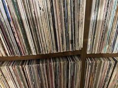 Lot of 9 Random used 12″ Vinyl Records plus one free sealed record! LP 1950s–70s