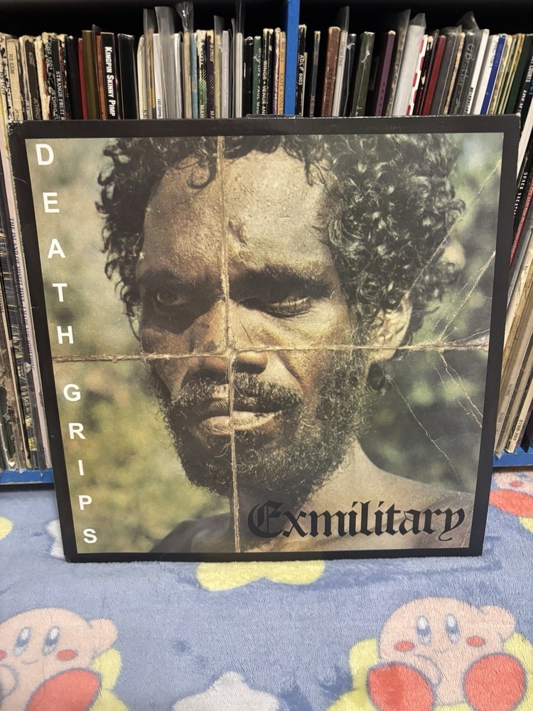 Death Grips Exmilitary 2LP 2014 Gray Marbled Vinyl Limited Edition