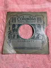 S51 – COLUMBIA Record Sleeve Only 78 Rpm 10 Inch USA 1911 Theatre Masks (AS IS)