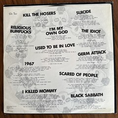 Dayglo Abortions, Feed US.A. Fetus. 1986 Toxic Shock LP. EX-NM condition