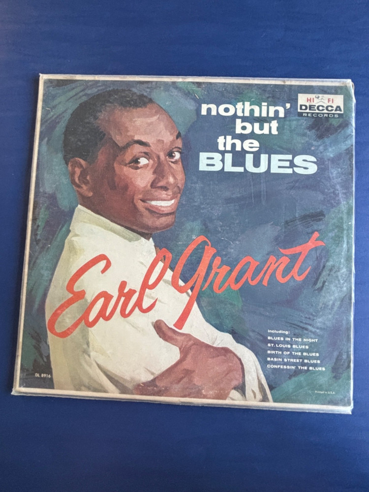 Earl Grant Nothin’ but the Blues 1959 MONO Decca DL8916 EX vinyl VG cover TESTED