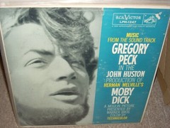 MOBY DICK gregory peck / orson wells / richard basehart / leo genn ( soundtrack
