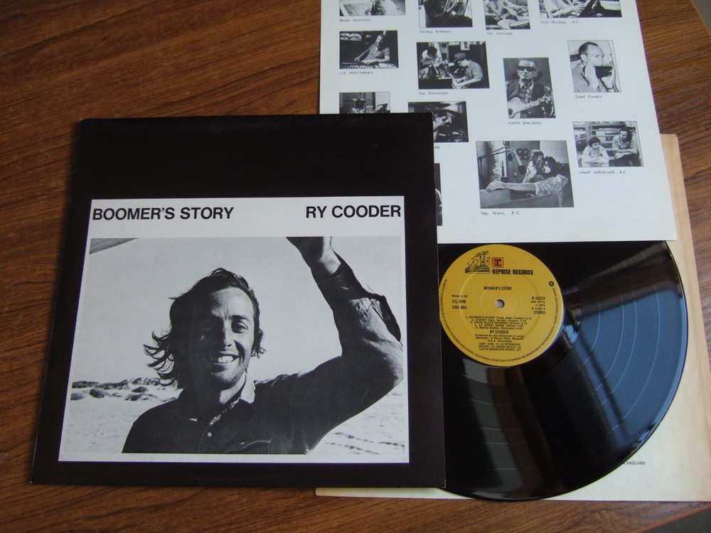RY COODER – BOOMER’S STORY – UK LP + INSERT WARNER K 44224 / 1972 NM /NM