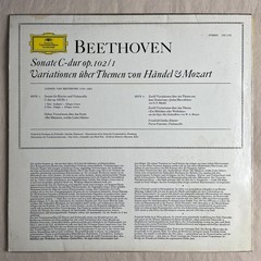 BEETHOVEN Sonata in C Major 1967 Import Vinyl LP Deutsche Grammophon 135 119 VG+