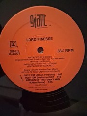 Lord Finesse 12″ Single LP Return Of The Funky Man Record VH+ Cover G+ Hip Hop