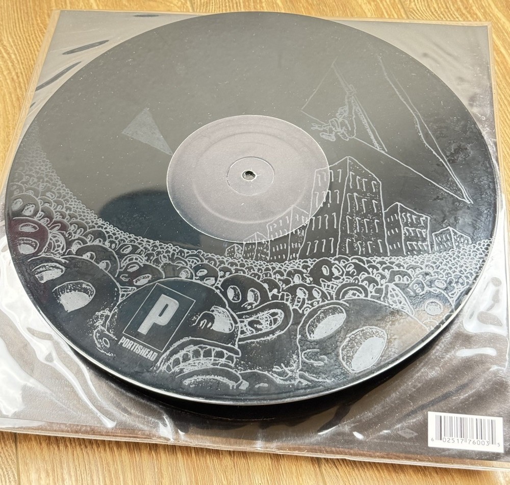 Portishead The Rip etched ex 12″ Vinyl Record Single free sleeve Very Good VG