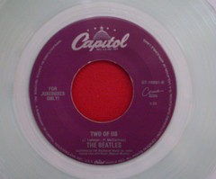 The Beatles ACROSS THE UNIVERSE MINT /NEW CLEAR VINYL JUKE BOX 45 FAB 4