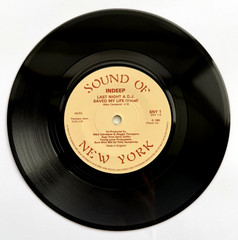 Indeep – Last Night A D.J. Saved My Life 7″ Near Mint Vinyl Single UK 1982 SNY 1