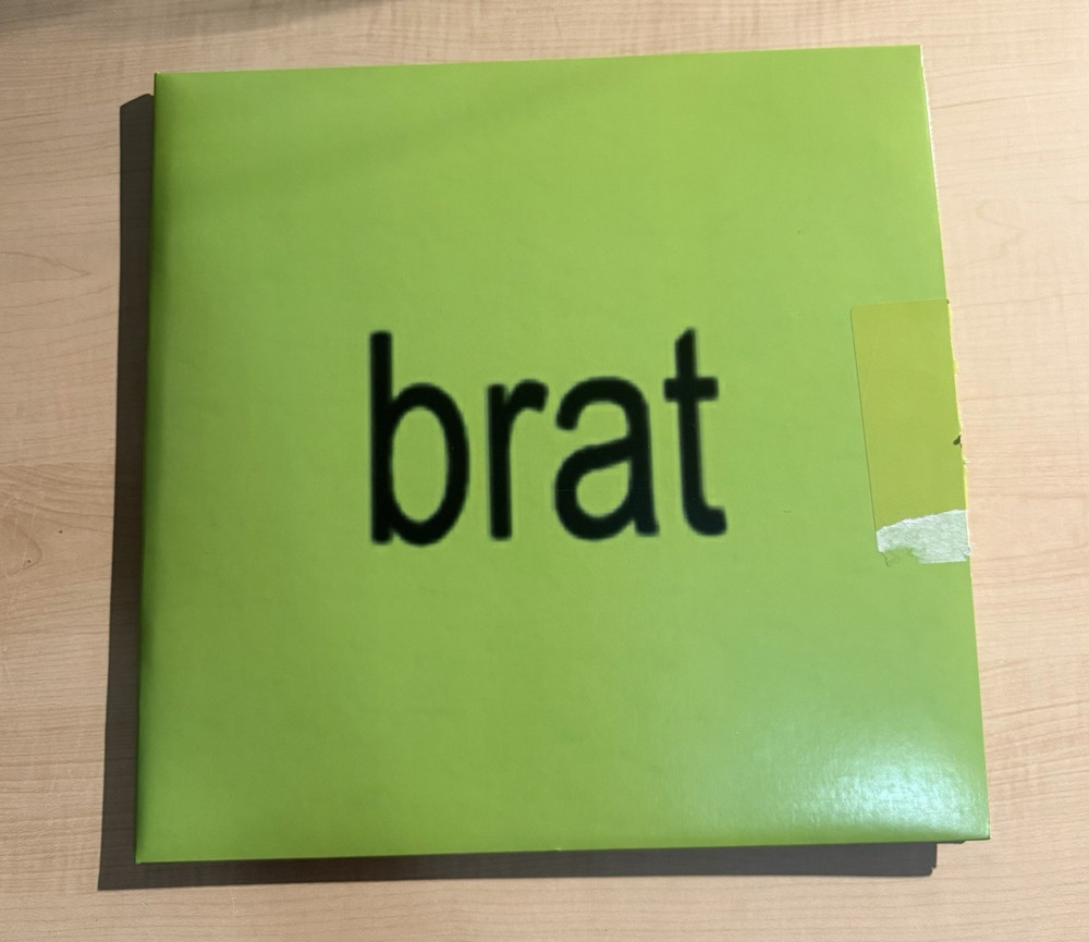 Charli XCX brat 12″ Translucent Black Vinyl LP Atlantic