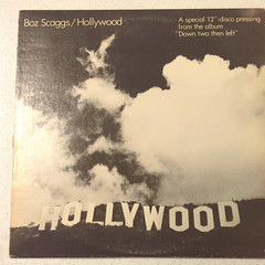 Boz Scaggs Hollywood 12″ Vinyl Single 33 RPM Columbia 1977 Promo White AS 426