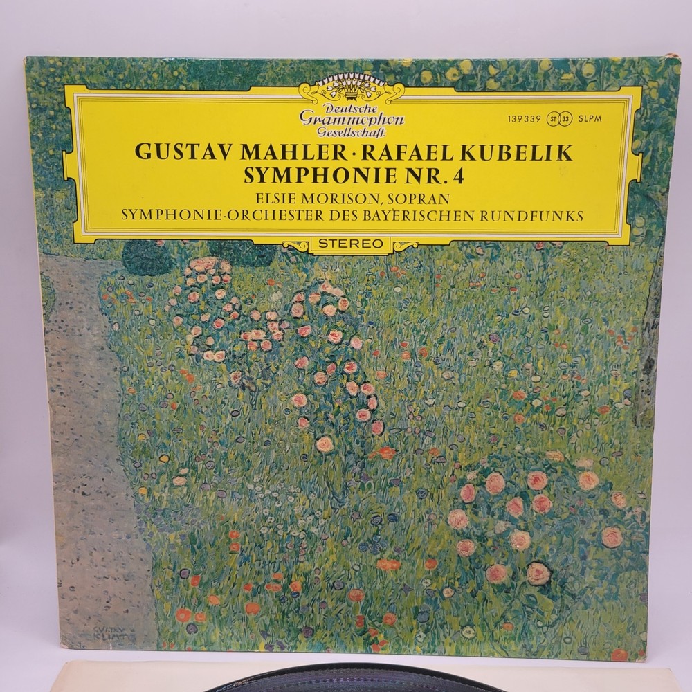 MAHLER Symphony No.4 KUBELIK Morison Koeckert / Tulip DGG 139 339 Germany EX+