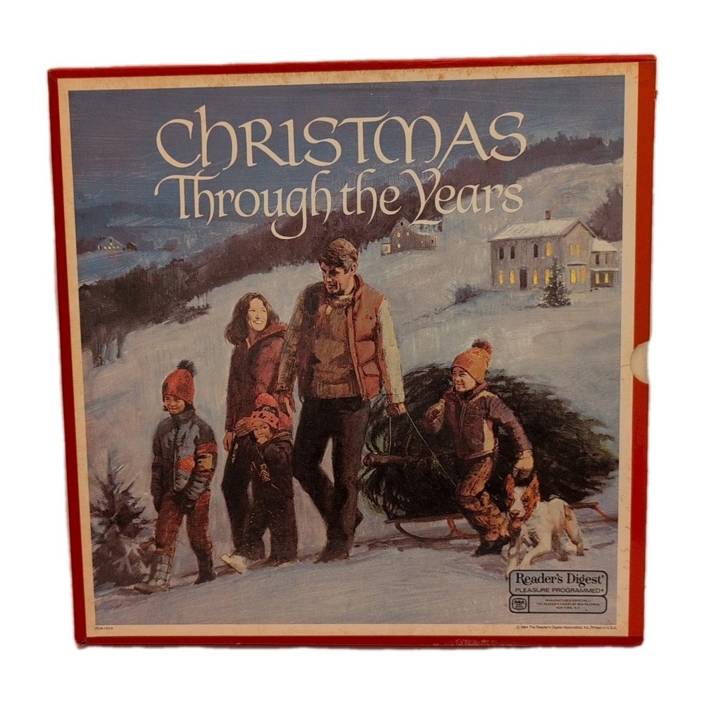 Reader’s Digest Christmas Through the Years Vinyl Box Set Holiday 5 Vinyl Set