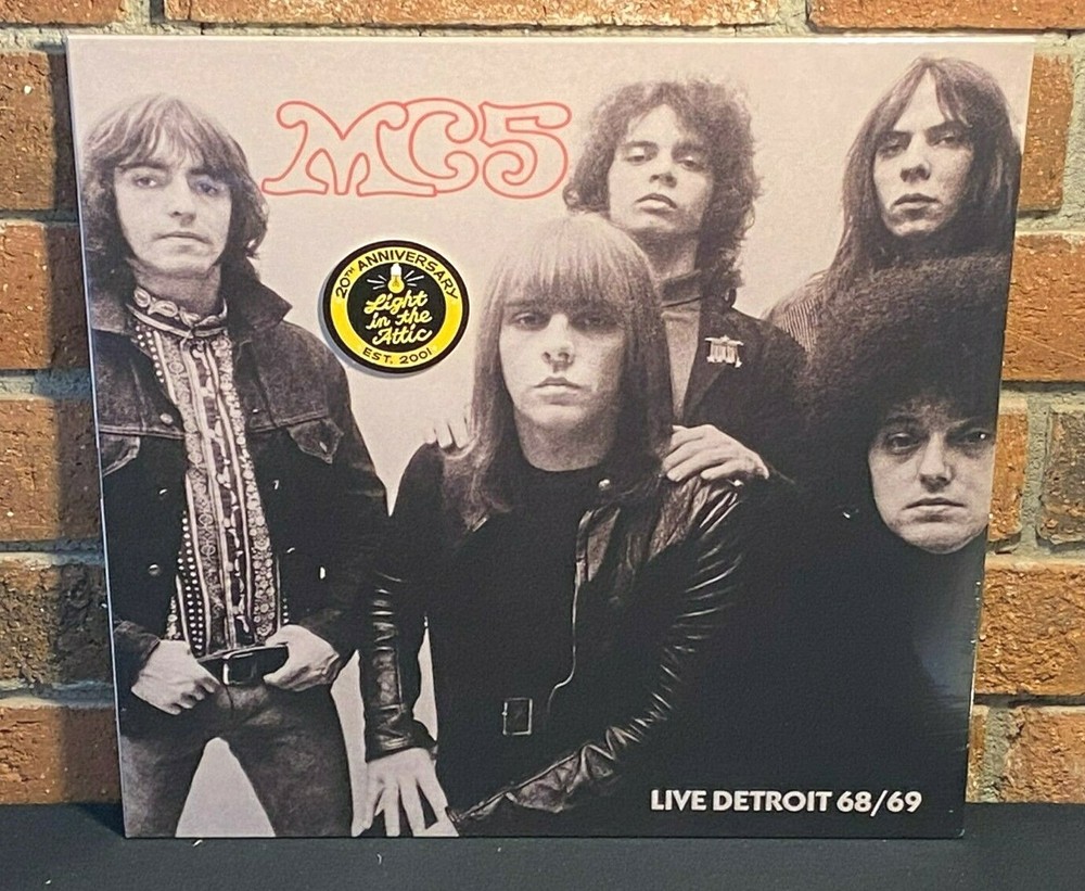 MC5 – Live Detroit 68/69, Limited/500 Anni Edition SILVER COLORED VINYL LP New!