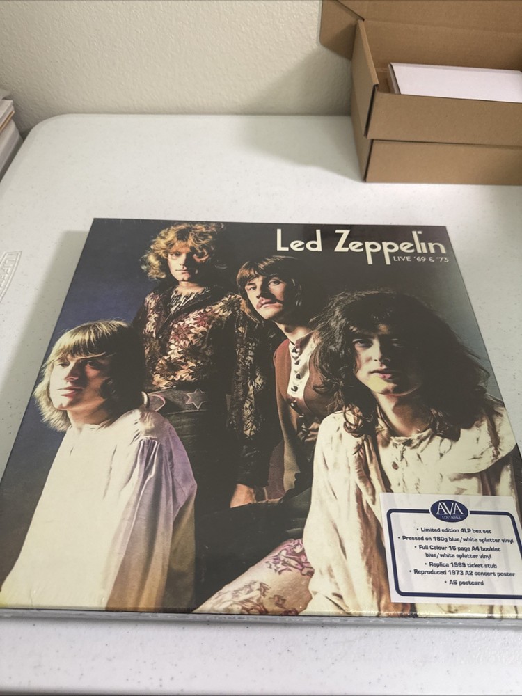 Led Zeppelin Live 69-73. 4 LP Colored Vinyl. Limited Edition