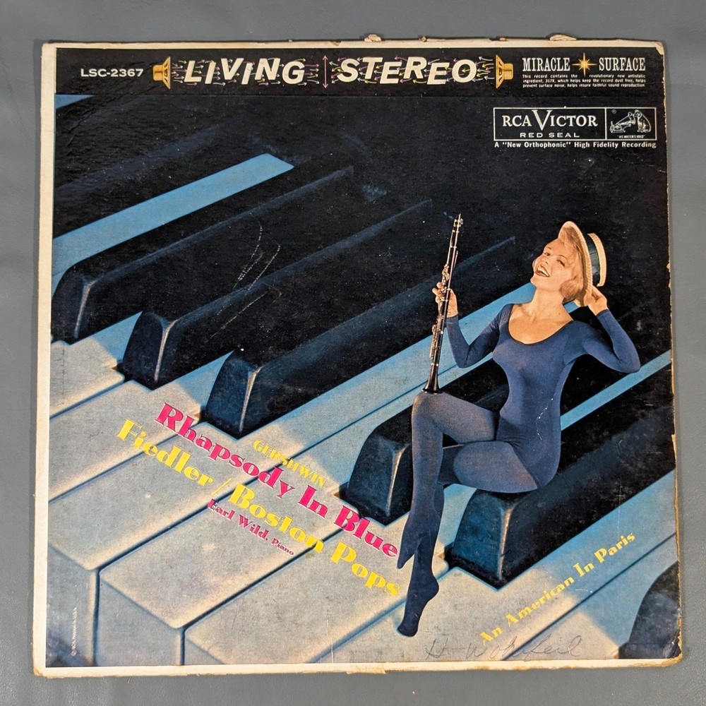 Gershwin Rhapsody In Blue An American In Paris RCA LSC-2367 Living Stereo LP
