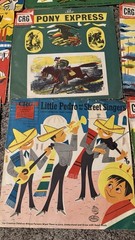 Vintage Lot of 18 1950’s CRG Children’s Records Great Graphics
