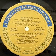 RARE Private Press “The Best of the 1972” Columbia House | Obscure Indie Comp