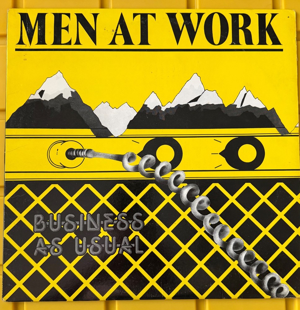 Men At Work Business As Usual Vinyl LP FC 37978 Stereo Record.