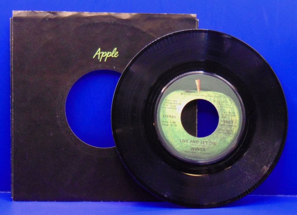 PAUL McCARTNEY / WINGS Live And Let Die 45 RPM APPLE 1863 NM/UNPLAYED