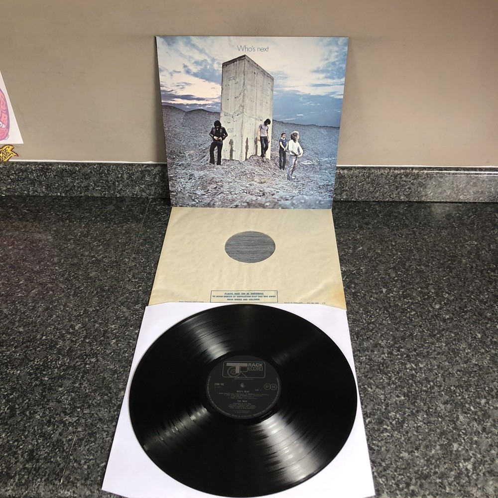 LP VINYL THE WHO ALBUM WHO’S NEXT UK 1ST PRESS TRACK 2408 102 1971 A1/B2 NM-/EX+