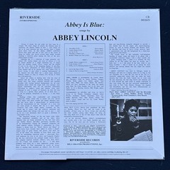 Abbey Is Blue by Abbey Lincoln (Vinyl Record, 2021) 180 Gram NEW SEALED