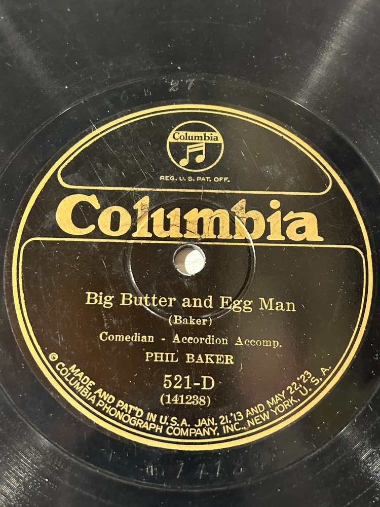 Phil Baker – Ann And Her Little Sedan / Big Butter Egg Man Vaudeville Accordion