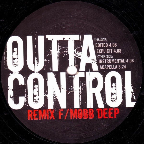 50 Cent F/ Mobb Deep, Outta Control (Remix), (12″), VG, 3923261266