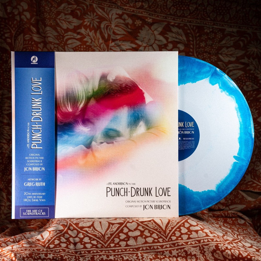 BRAND NEW Punch Drunk Love Soundtrack BLUE SWIRL vinyl adam sandler Jon Brion LP