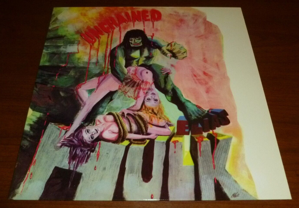 ELIAS HULK 33 RPM LP UNCHAINED ROCK HARD PROG SOMMOR RE