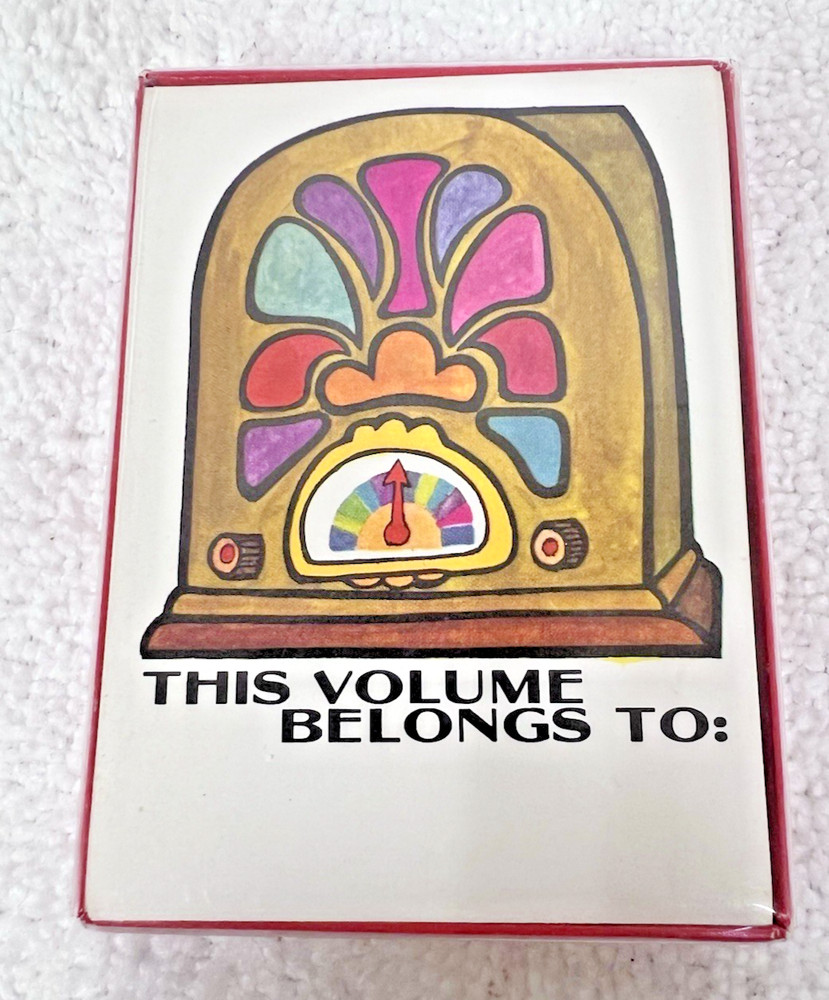 50 Gummed Festoon This Volume Belongs To Record Album Plates 1960s Unopened