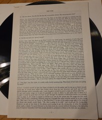 The Cure Kiss Me Kiss Me Kiss Me Interview 12″ Black Vinyl LP Polydor 1987