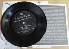 J CHURCH 7″ LOT wat tyler PUNK ROCK 45’s THIS SONG IS FOR KATHI vinyl 1990’s